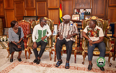 Former Prez Kufuor Visit